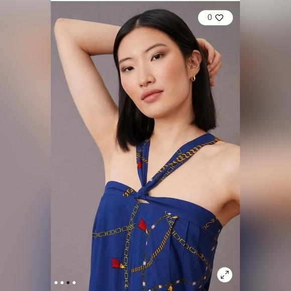 Anthropologie Corey Lynn Calter Halter Jumpsuit - Picture 3 of 3